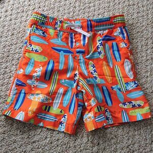 Boys J. Khaki Swim Trunk Shorts Size Small New